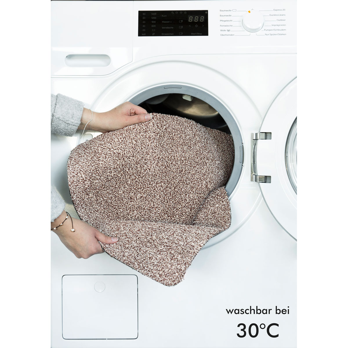 Baumwollmatte Samson 40 x 60 cm beige Bild 3