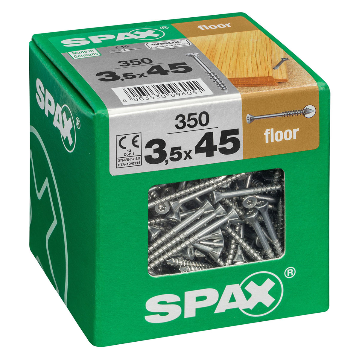 Spax Dielenschrauben WIROX Senkkopf 3,5 x 45 mm Bild 2