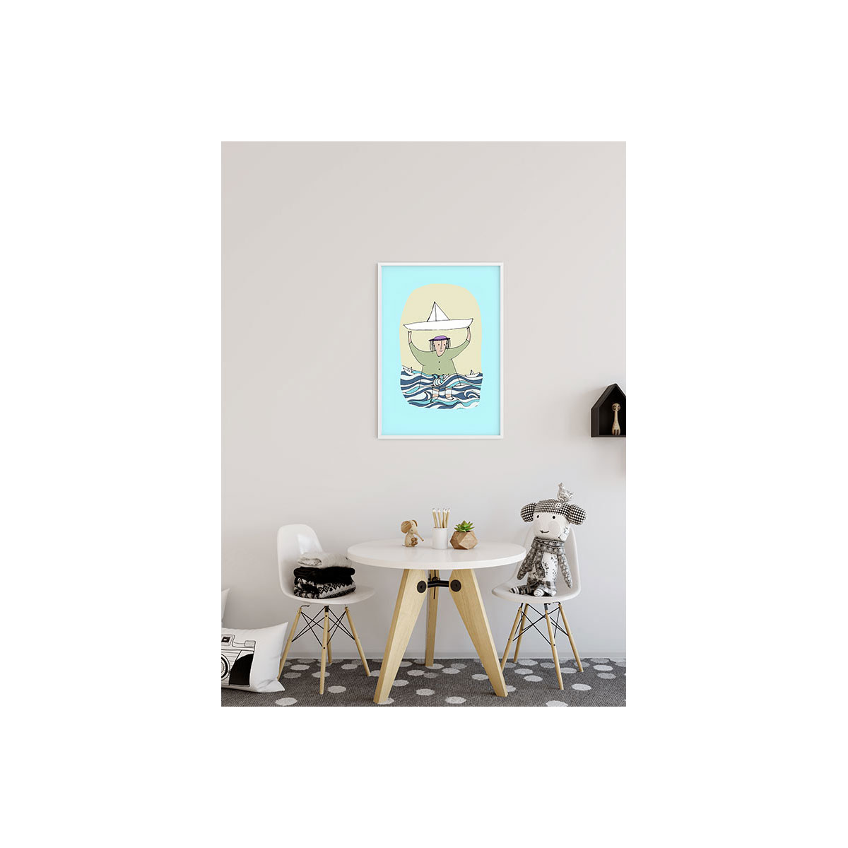 Komar  Wandbild Paper Ship 50x70 cm Bild 3