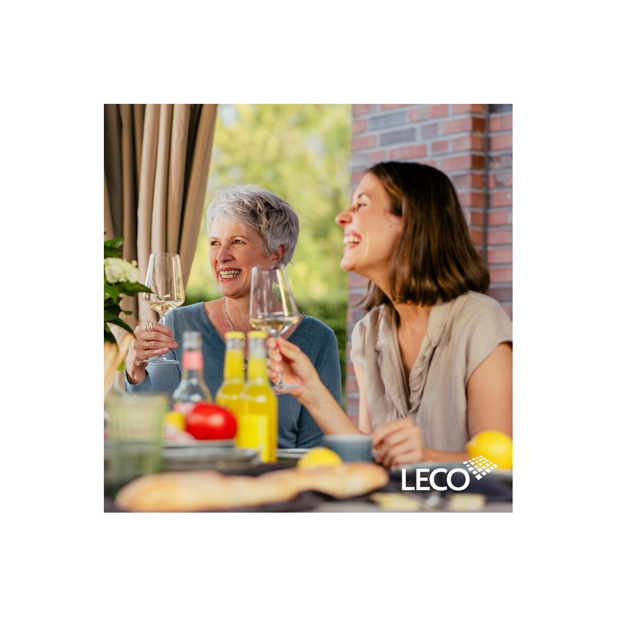 Leco Vorhang-Set für Pavillon Helena 4,85 x 3,65 m Bild 4