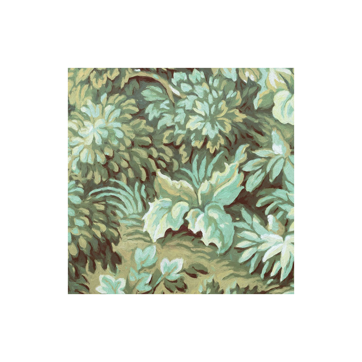 Komar  Selbstklebende Vlies Fototapete rund Greenery Durchmesser 125 cm Bild 3