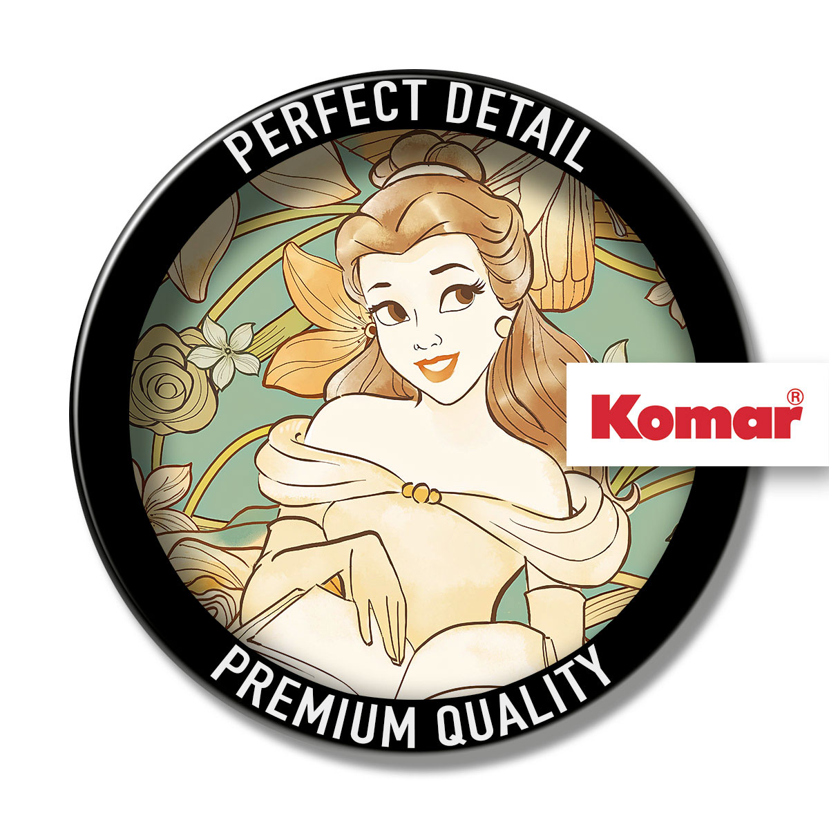 Komar  Selbstklebende Vlies Fototapete rund Belle Spirit of Autumn Durchmesser 125 cm Bild 3