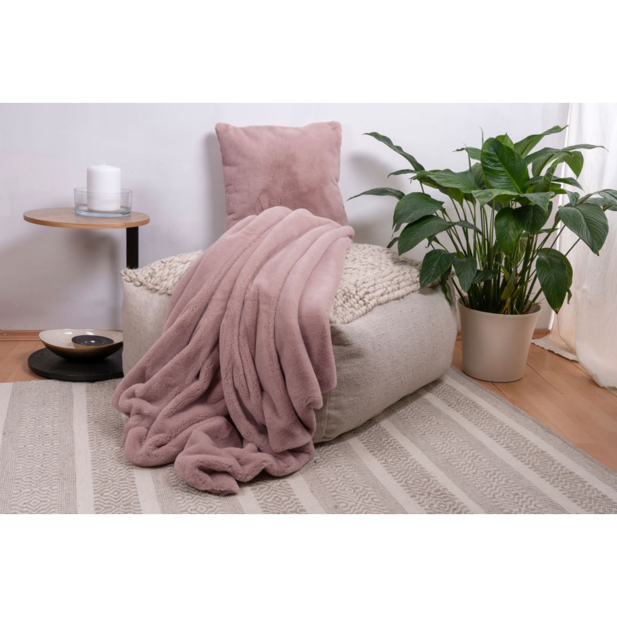 Dekokissen & Decke Aimee 625 2er-Set Rosa Bild 5