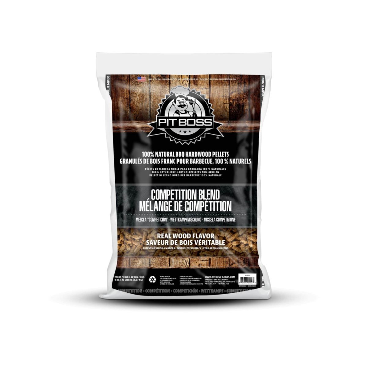 Pit Boss 9kg Competition-Mix Hartholz-Pellets