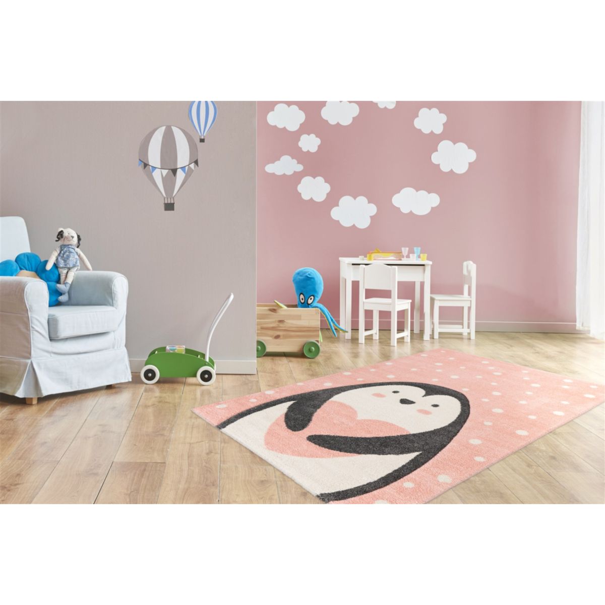 Kinderzimmerteppich Australia - Gidya rosa Bild 5