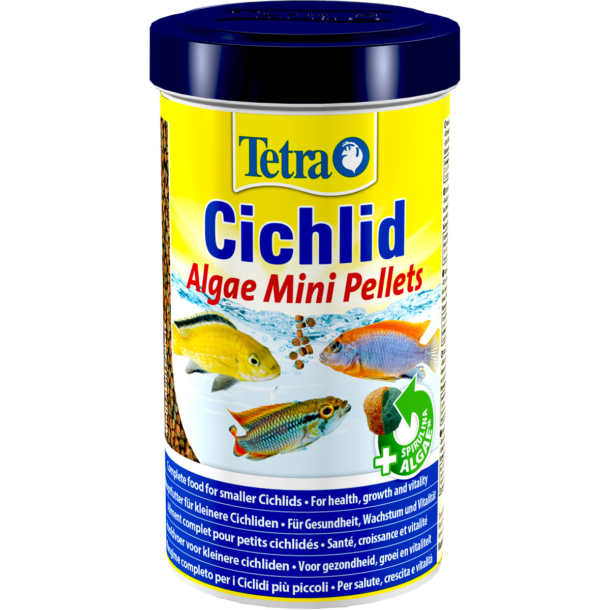 Tetra Fischfutter Cichlid Alge Mini 500 ml