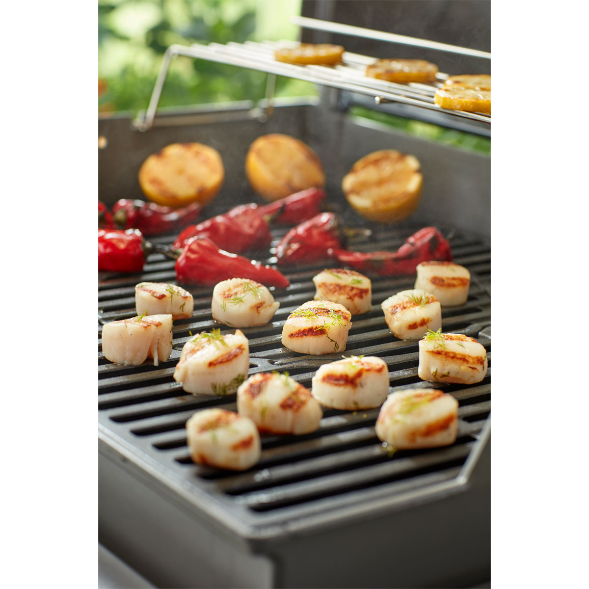 Weber Gourmet BBQ System - Grillrost mit Grill rosteinsatz aus Gusseisen Bild 6