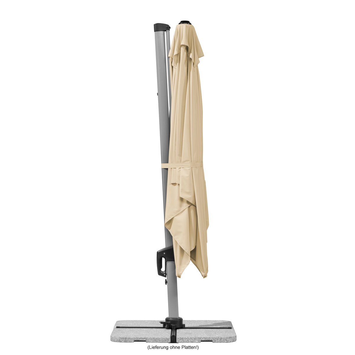 Schneider Schirme Ampelschirm Bermuda 260 x 350 cm natur Bild 6