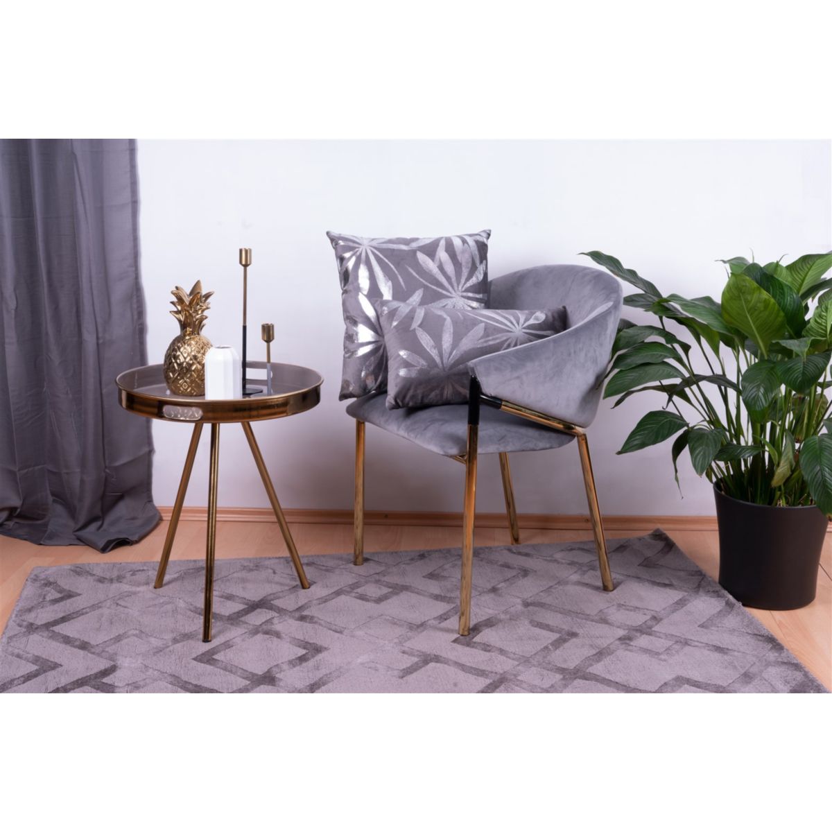 Dekokissen Prisma 425 2er-Set graphit / silber Bild 5