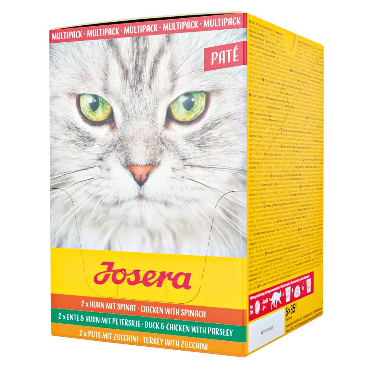 Josera Katzenfutter-Multipack Paté Huhn Ente Pute 6 x 85 g
