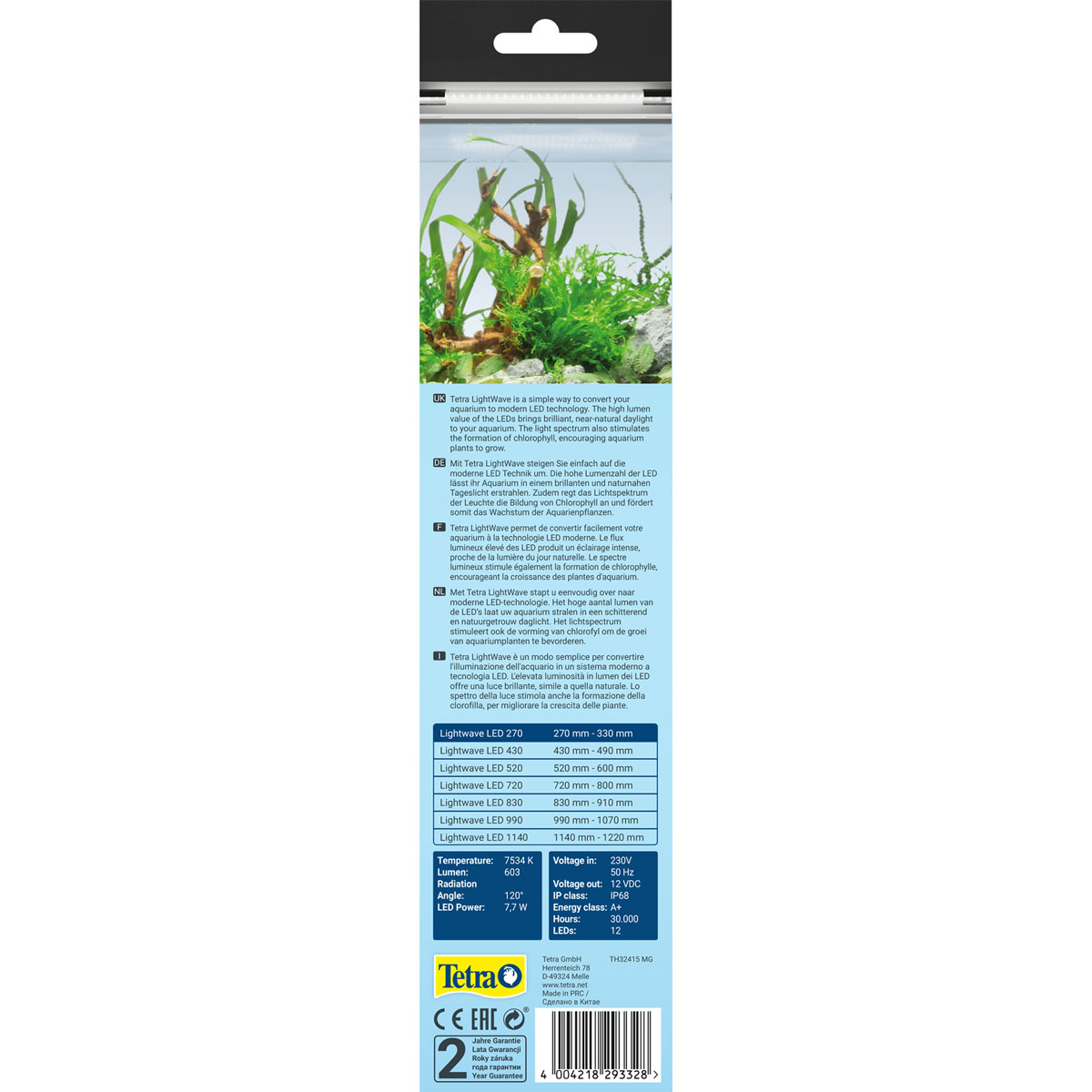 Tetra Aquarienlicht LightWave 270 mm Bild 2