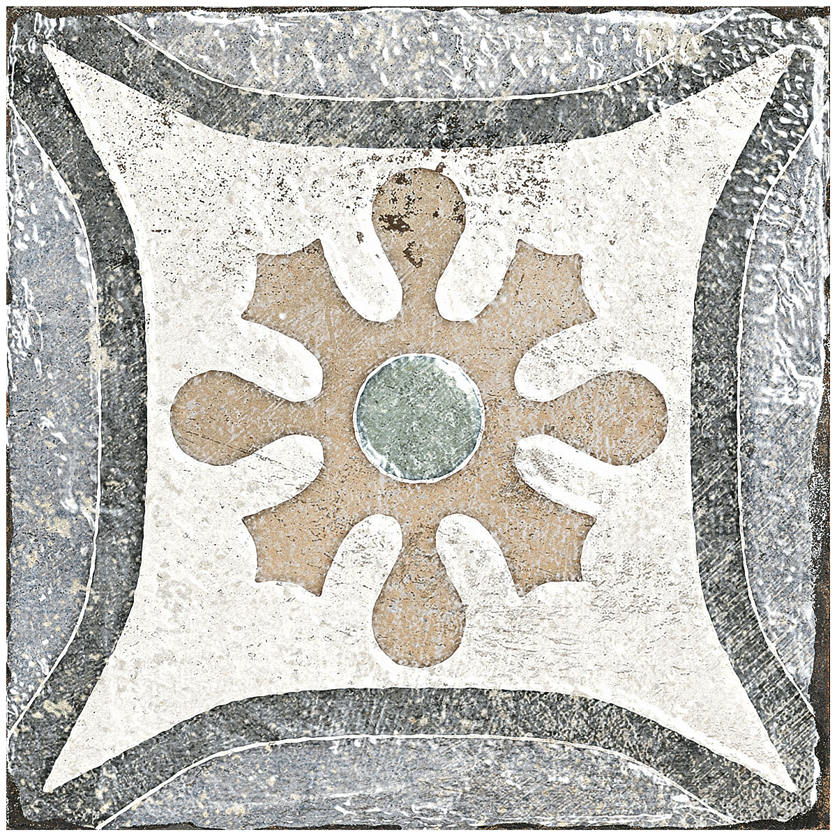 Feinsteinzeug Marrakesh Beige glasiert matt 20 x 20 x 1 cm Bild 8