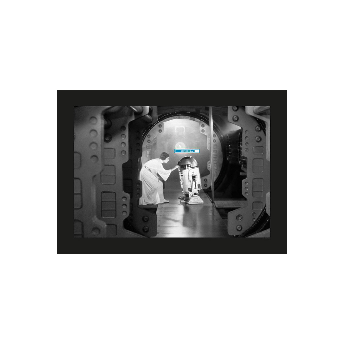 Komar  Wandbild Star Wars Classic Leia R2D2 Upload 70x50 cm Bild 2