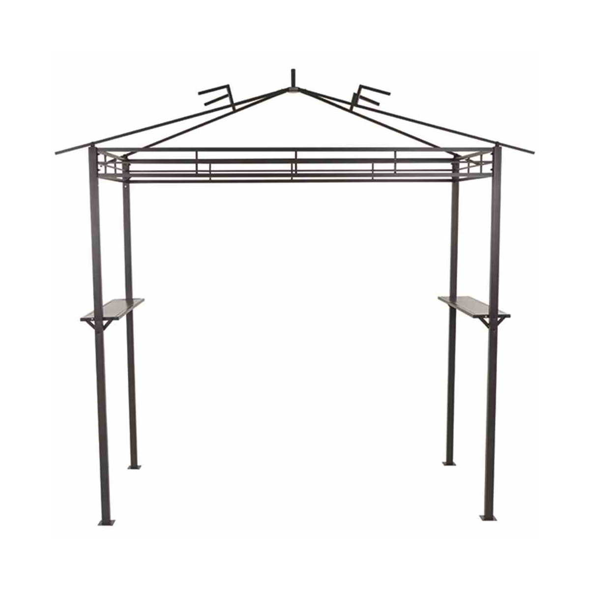 Siena Garden Pavillon „BBQ“, 244x127x248 cm, taupe Bild 2