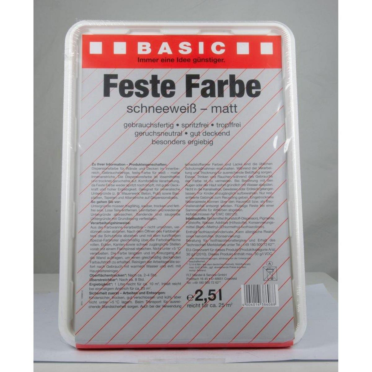 Basic Feste Farbe 2,5 l