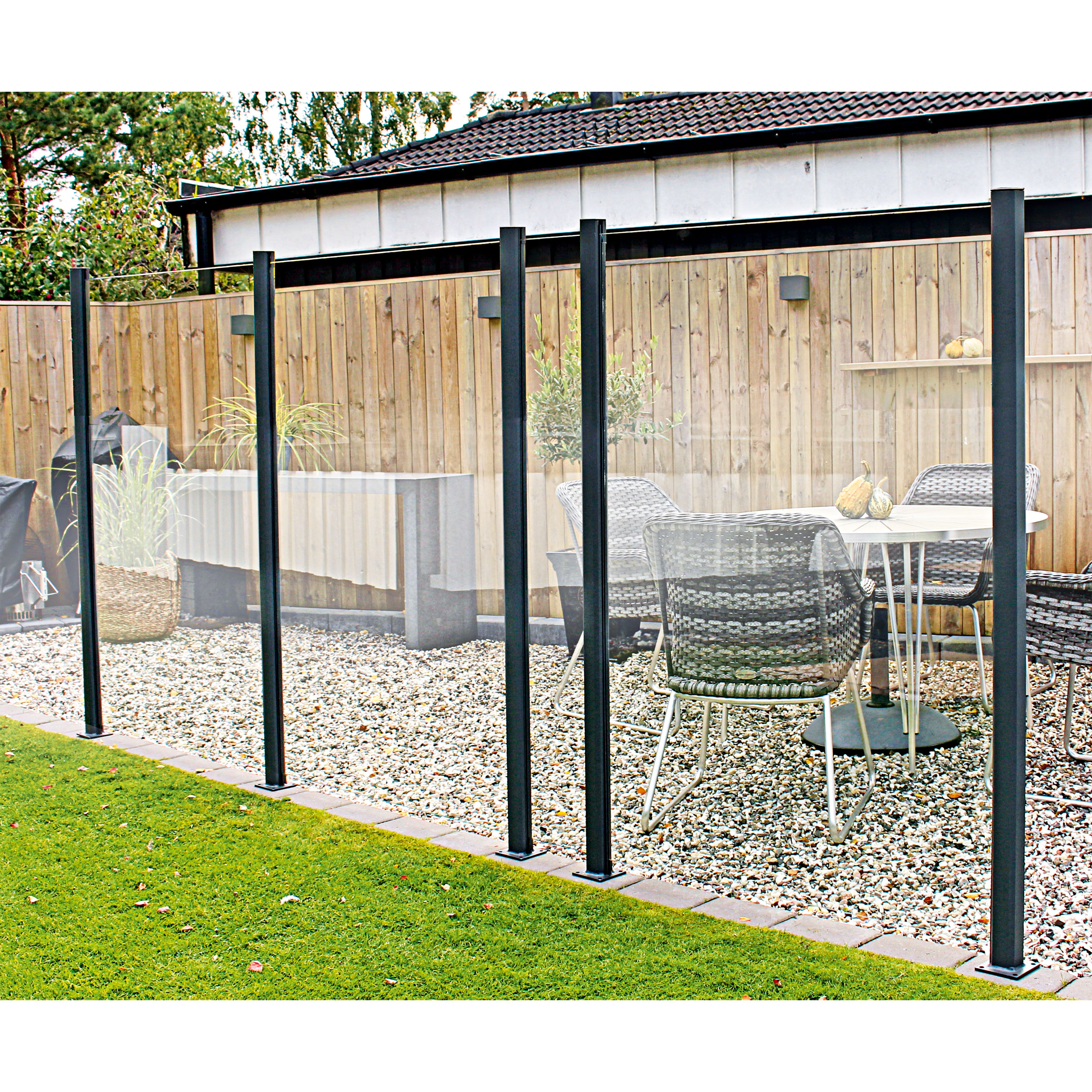 Durabil Glas-Windschutz klar 97,6 x 160 cm Bild 5