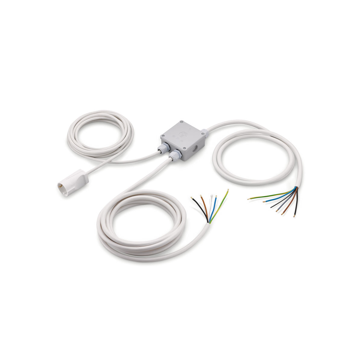 Küchenanschlussbox mit Schutzkontakt 2 m