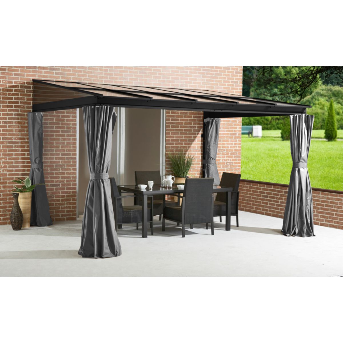 Sojag Terrassenüberdachung St. Barth 812 240,4x366,8x240,2 cm