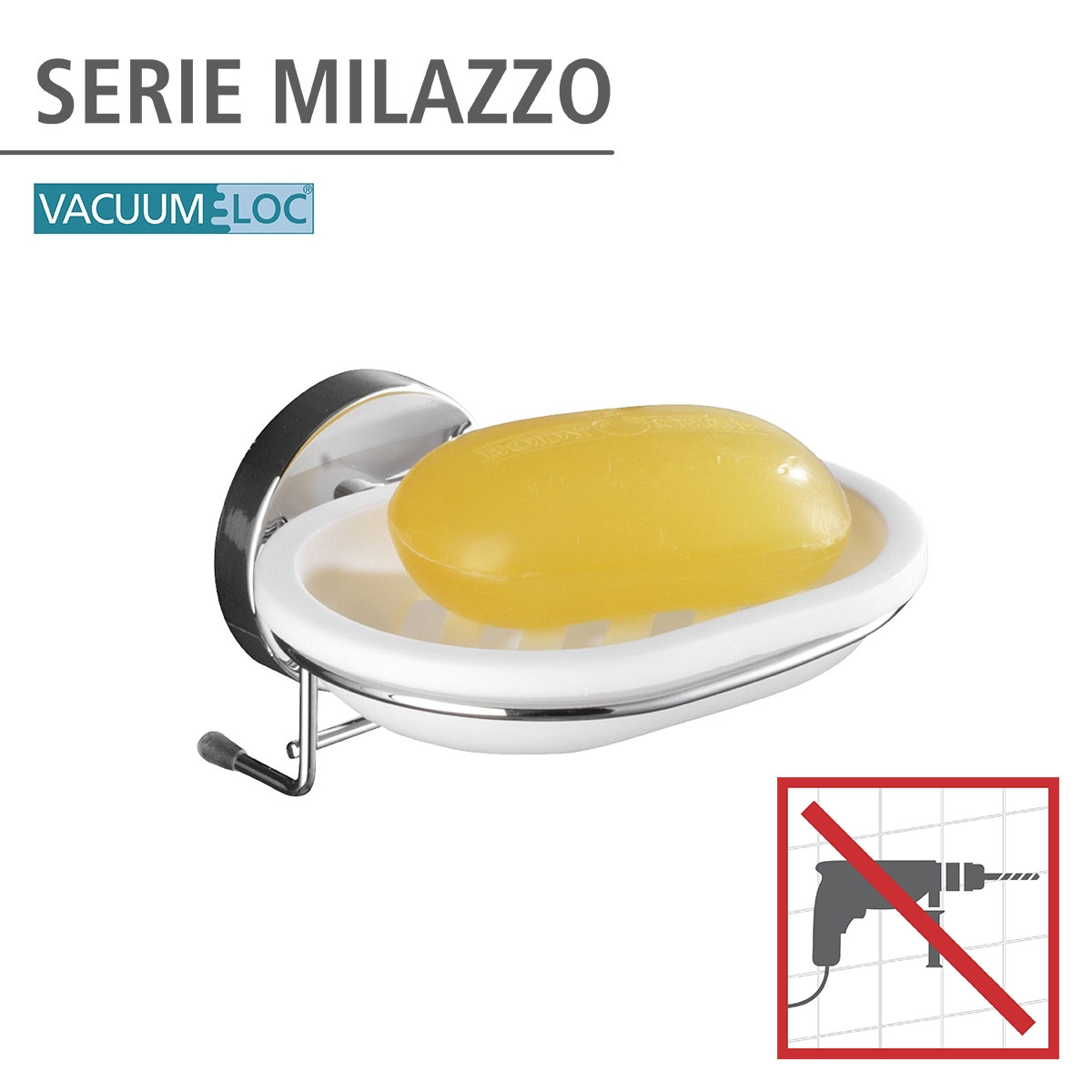 Wenko Vacuum-Loc Wand Seifenablage Milazzo Bild 2