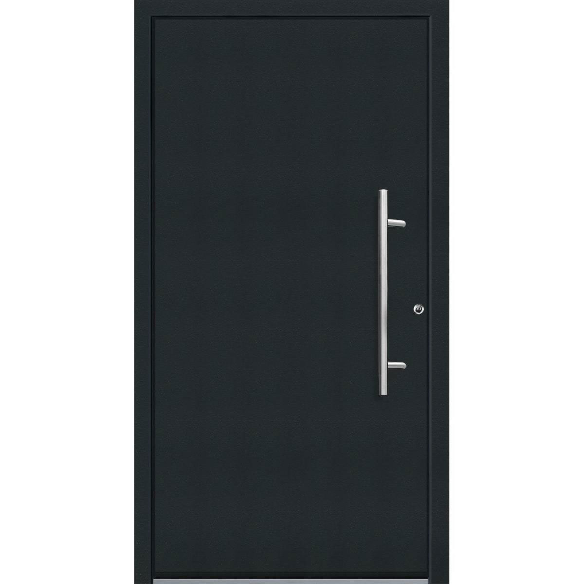 Aluminium Sicherheits-Haustür Latina Superior 60 mm anthrazit 100 x 210 cm Anschlag rechts inkl Griffset Bild 1