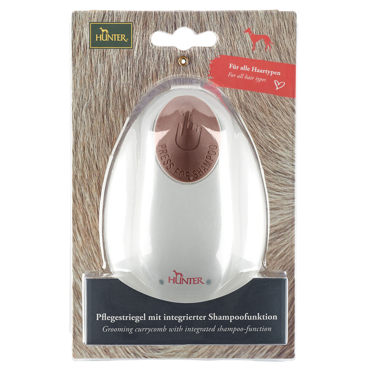 Hunter  Spa Pflegestriegel mit integr Shampo Bild 3