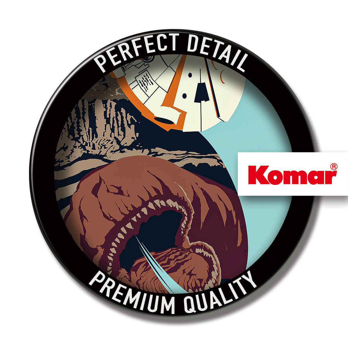 Komar  Wandbild Star Wars Classic Vector Asteroid Worm 50x70 cm Bild 3