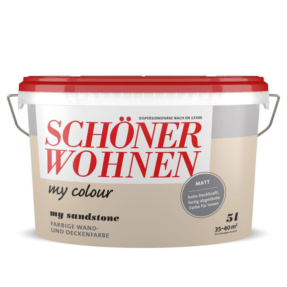 Schöner Wohnen Farbe Wandfarbe my colour matt sandstone 5 L