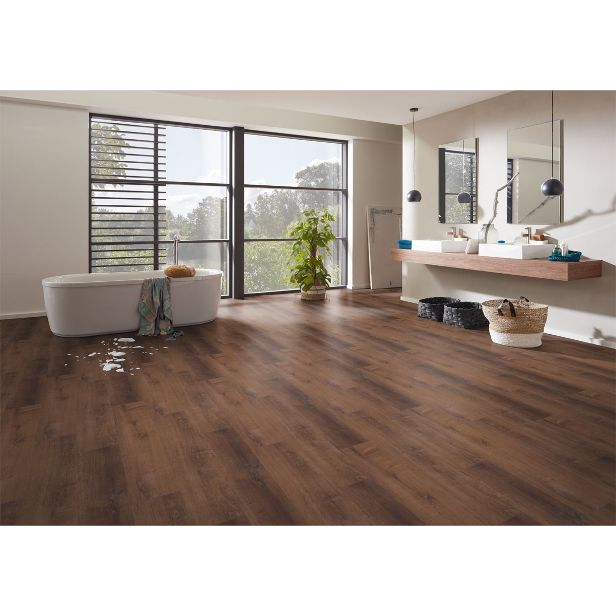 Specht Vinylboden Ambiente Goldeiche Dunkel 1210 x 190 x 5 mm Bild 5