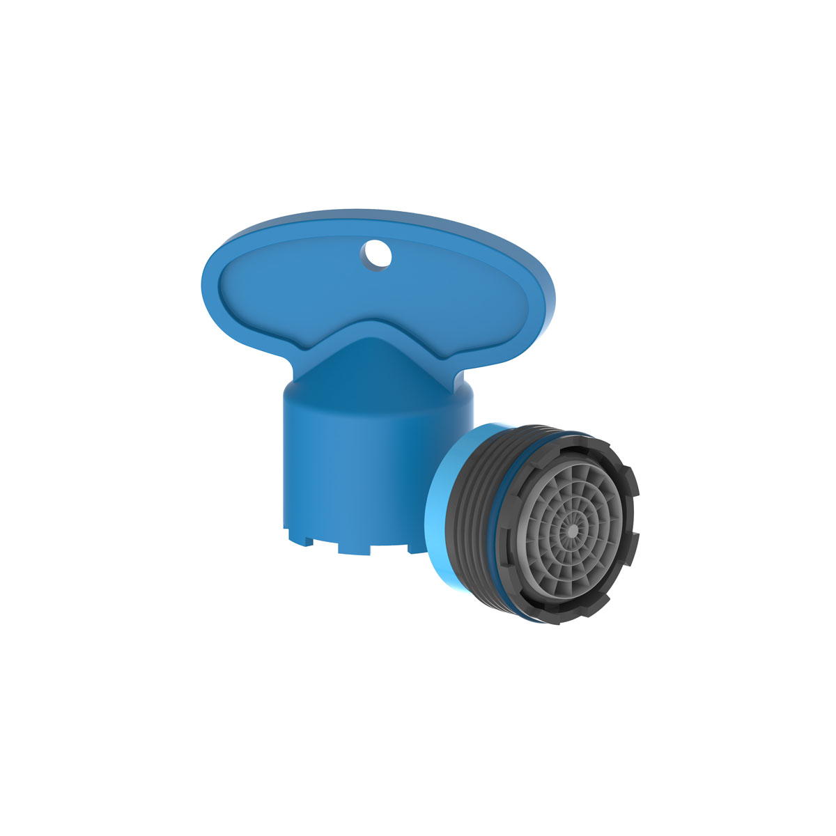 Kirchhoff Mischdüse chrom M18,5 mit Montageschlüssel