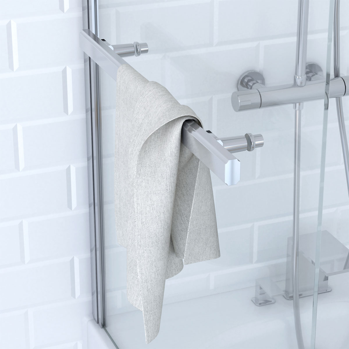 Aurlane Badewannenfaltwand Prime chrom 85 x 150 cm Bild 3