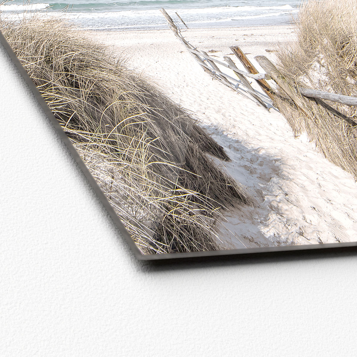 Glas-Art Way To Beach 50 x 50 Glasbild Bild 2