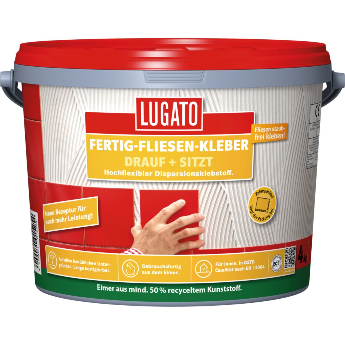 Lugato Dispersionsklebstoff Drauf und Sitzt 4kg