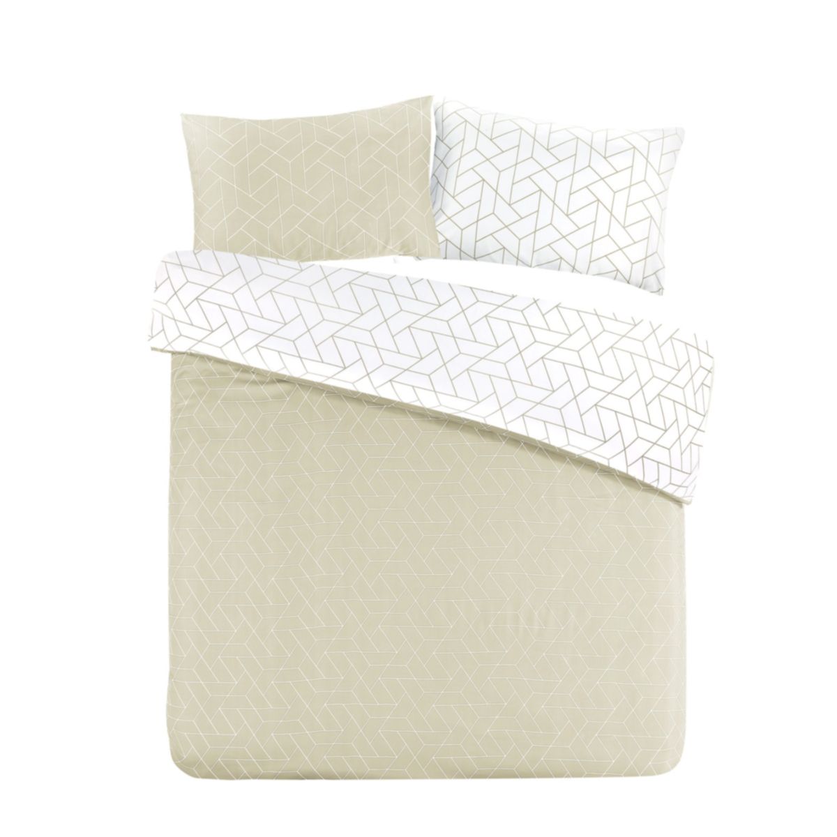 Bettwäsche Florence 125-GB Beige 140cm x 200cm Bild 2