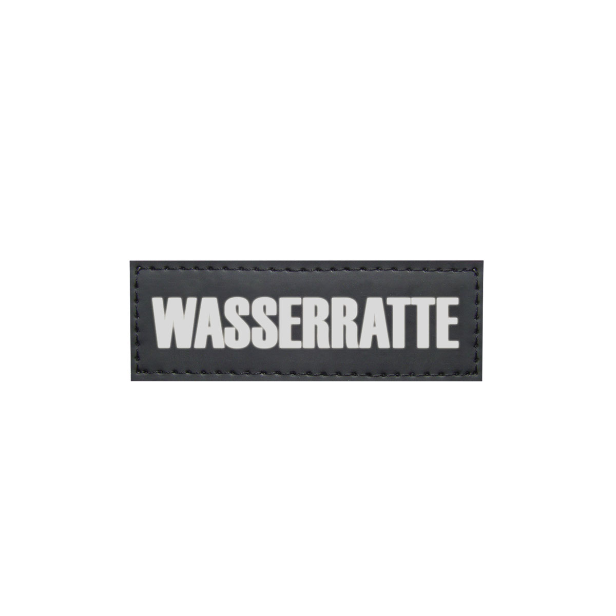 Klettsticker Wasserratte 2St 3 x 9 cm