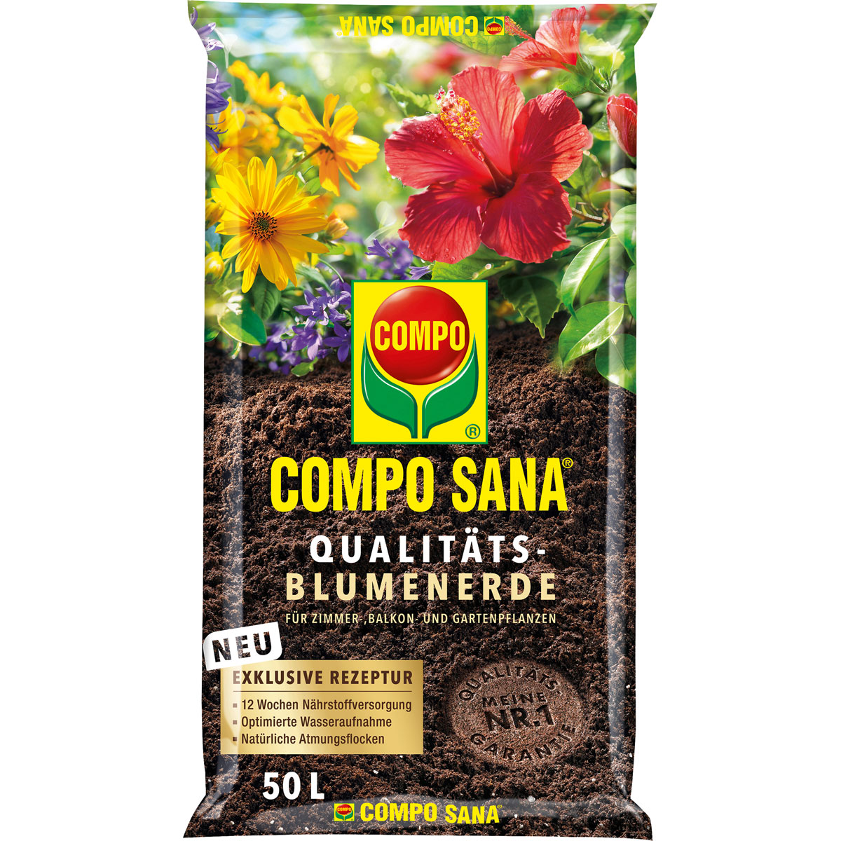 Compo Qualitäts-Blumenerde 50 L