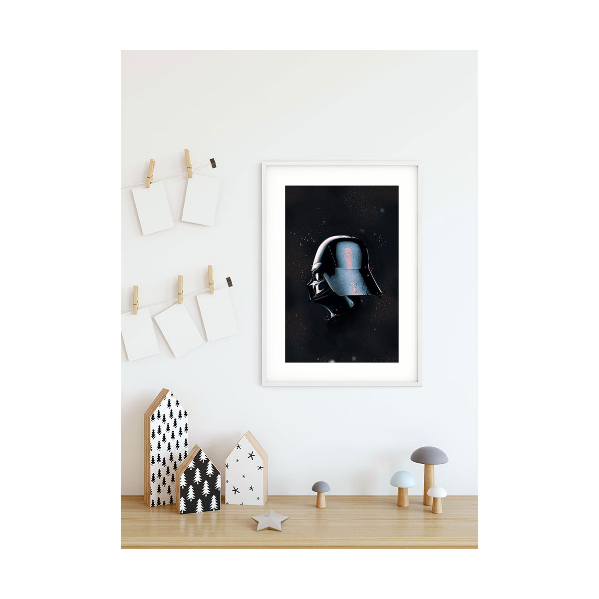 Komar  Wandbild Star Wars Classic Helmets Vader 50x70 cm Bild 3