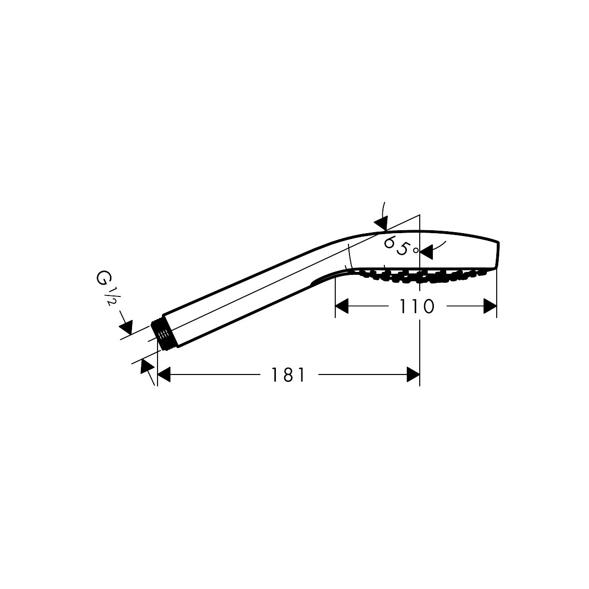 Hansgrohe Handbrause Croma Select E Vario Bild 5