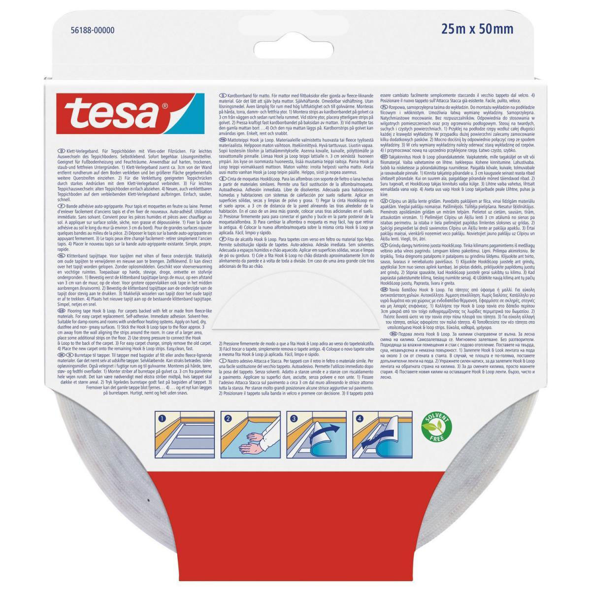 Tesa Klett Verlegeband 25 mx50 mm Bild 3