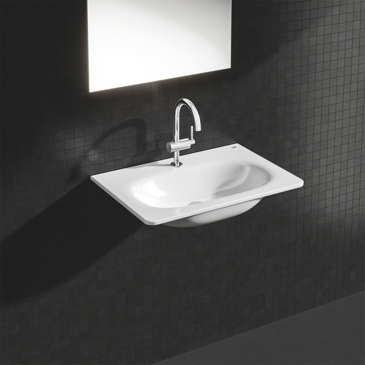 Grohe Waschtisch Essence alpinweiß 70 x 16,5 x 48,5 cm Bild 3