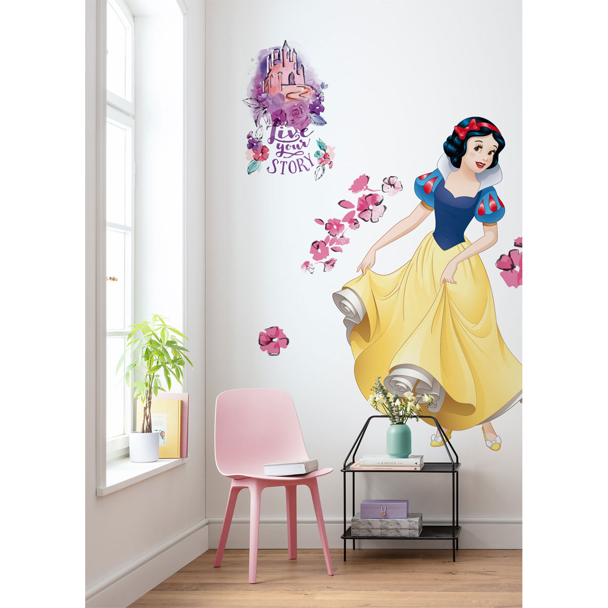 Komar  Selbstklebende Vlies Wandtattoo Snowwhite XXL 127x200 cm