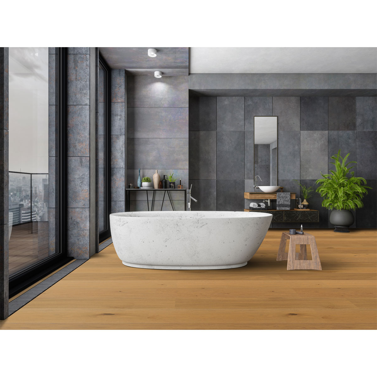 Susify-Bodenbelag FSC Oak Pure 1900 x 190 x 8 mm Bild 3