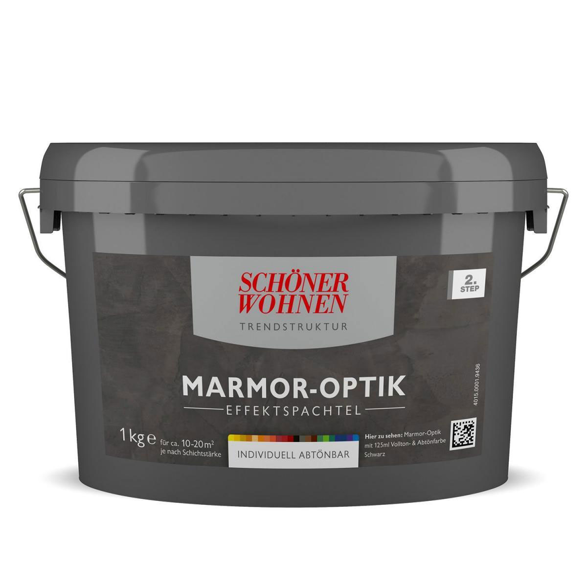 Schöner Wohnen Farbe Marmor-Optik Effektspachtel Basis/ 1 l