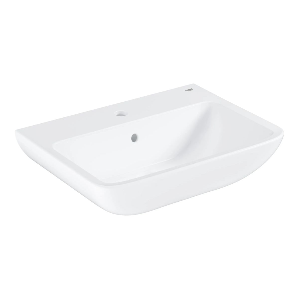 Grohe Waschtisch Start Edge BxT 60x45cm1 Hahnloch weiss Sanitärkeramik