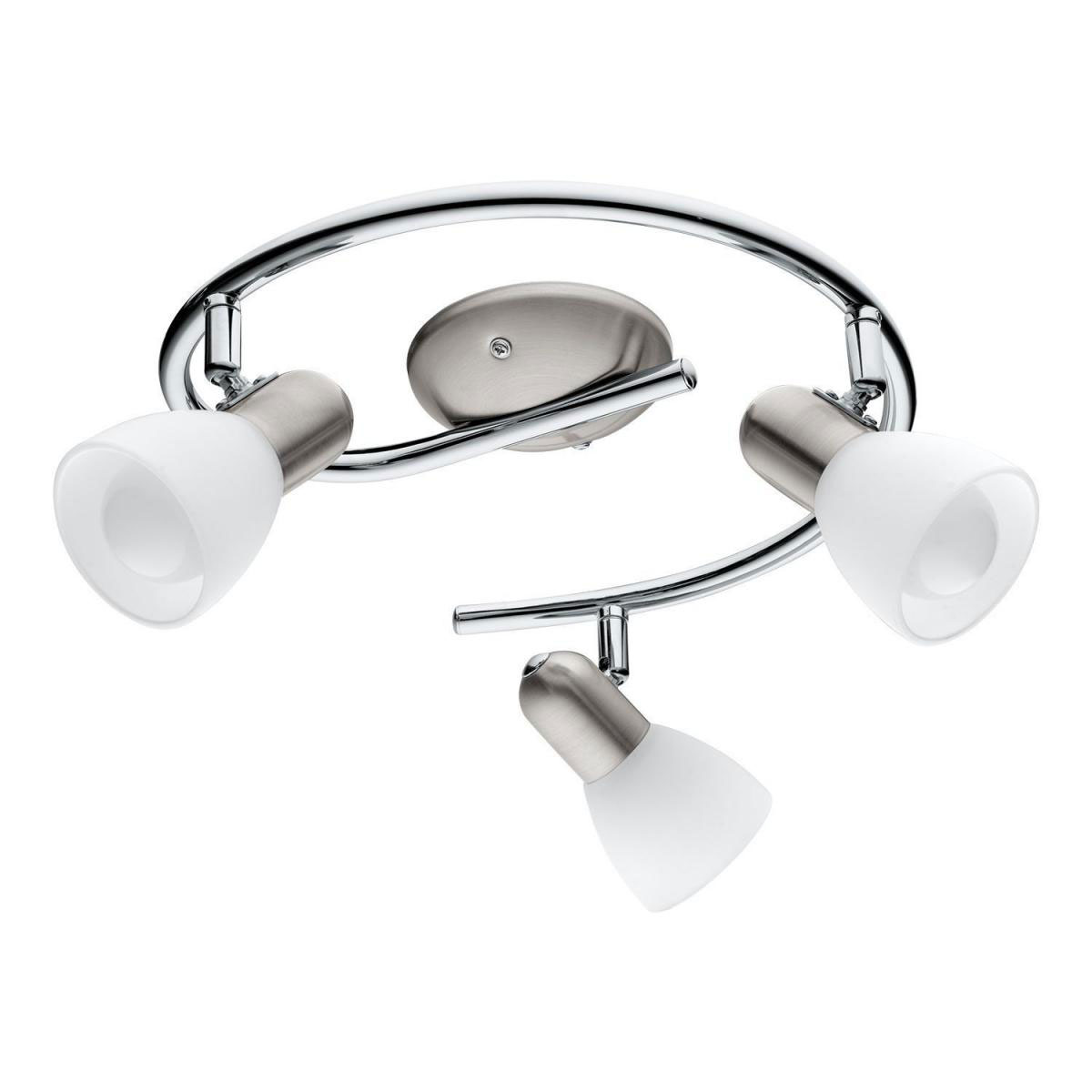 Eglo LED-Spotserie Dakar 3 G-Form nickel/matt