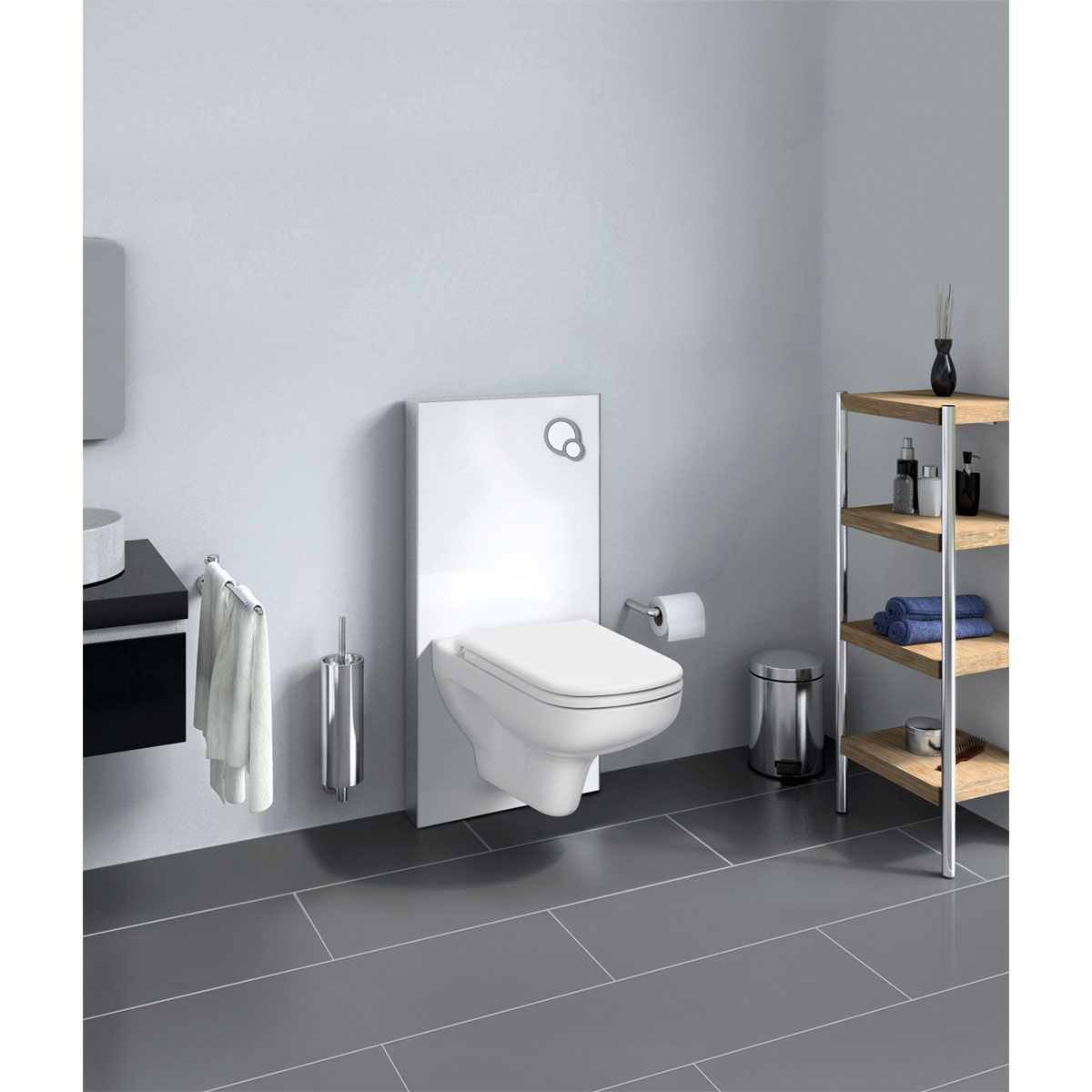 Valblue Spülrandloses Wand-WC-Set WACO Bild 3