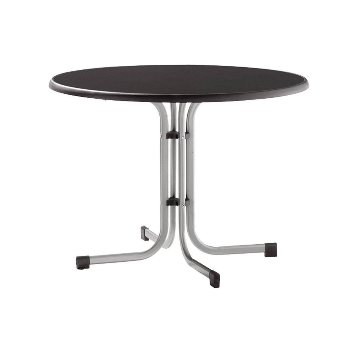 Klapptisch Dm. ca. 100 cm, graphit,Höhe ca. 72 cm
