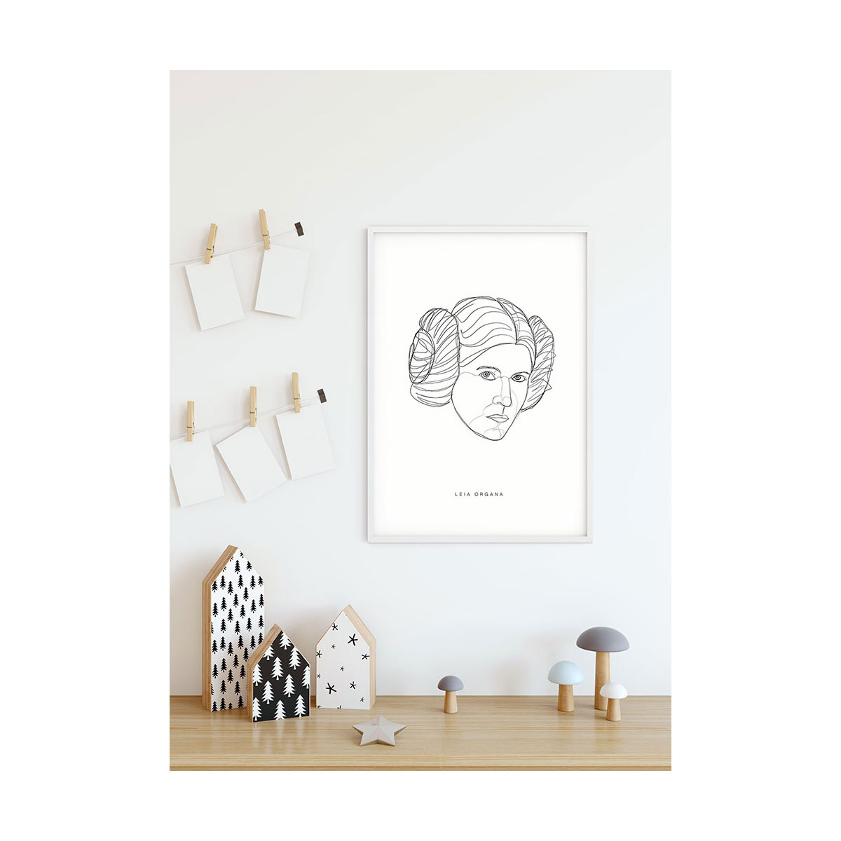 Komar  Wandbild Star Wars Classic Force Faces Leia 30x40 cm Bild 6