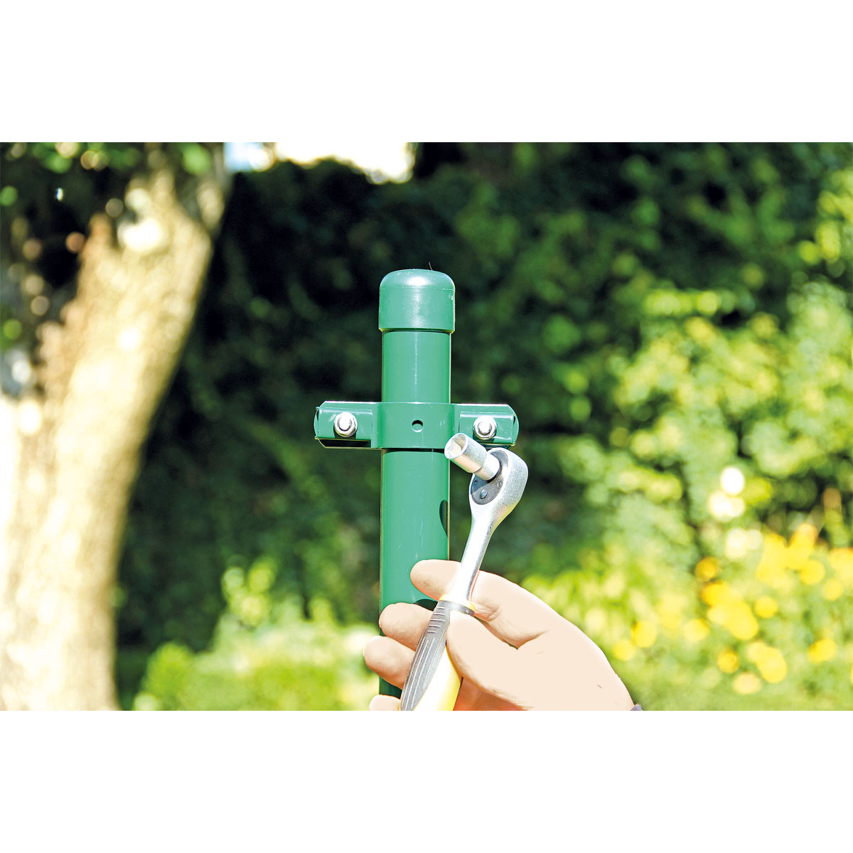 Durabil Einstab-Gittermatte grün 200 x 100 cm Bild 4