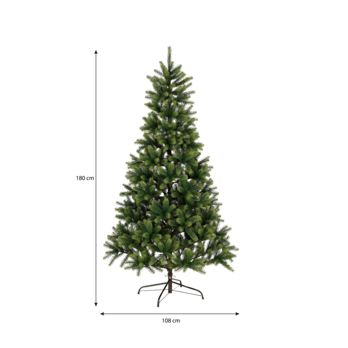 Nagoya Weihnachtsbaum grün 180x108 cm Bild 5