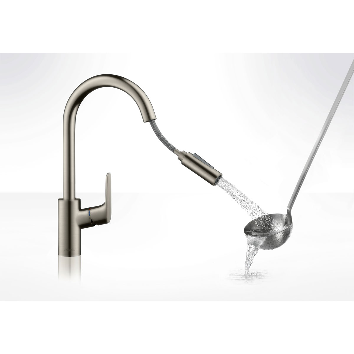 Hansgrohe  Einhebel-Küchenmischer 240 Focus M41 Ausziehbrause 2 Strahlarten Chrom Bild 2